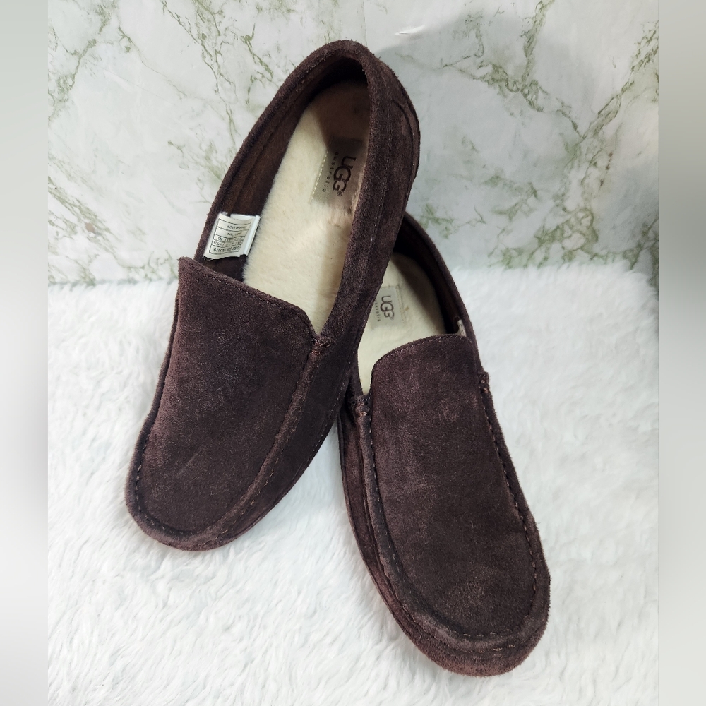 UGG Men's Leather Slippers